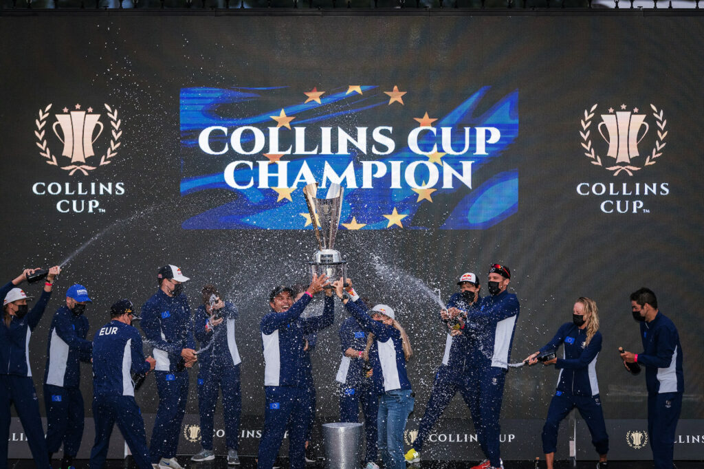 Collins-Cup 2021 - European Team celebrate their win in Bratislava