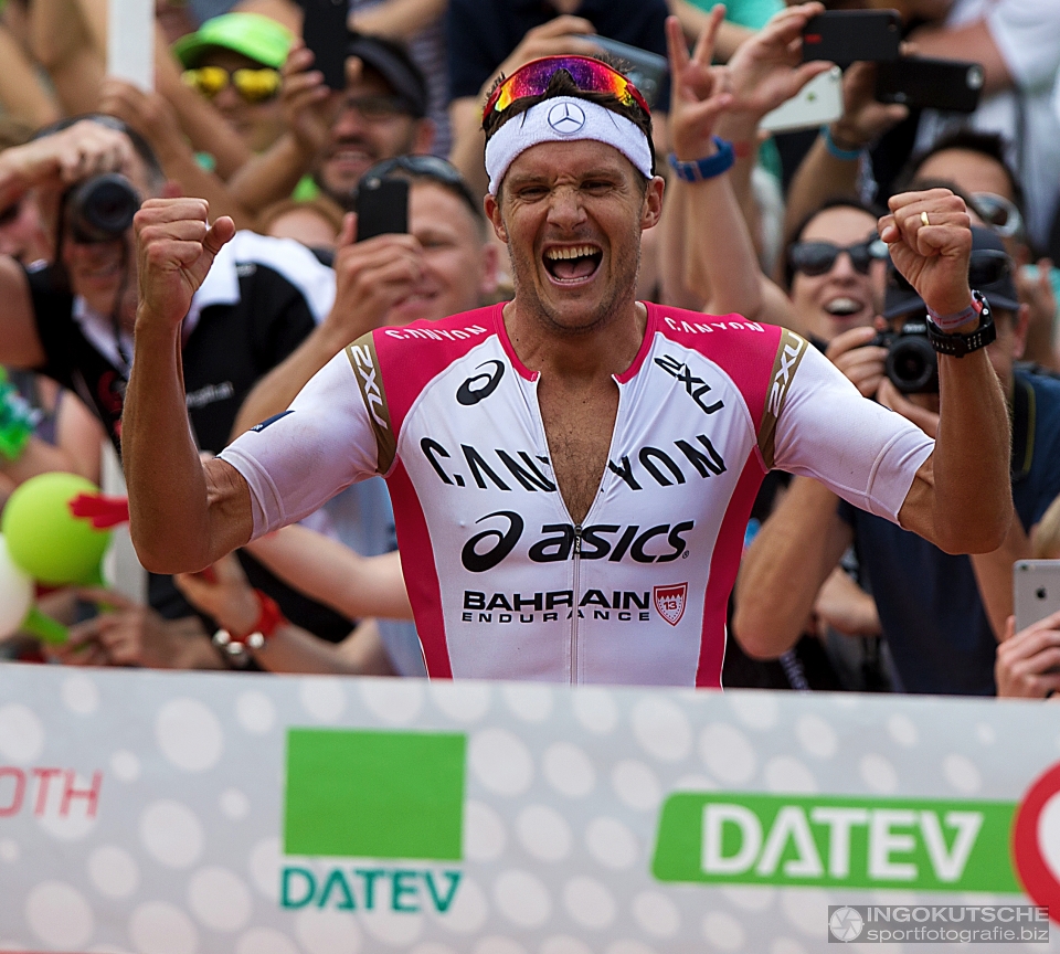 Jan Frodeno winning Challenge Roth