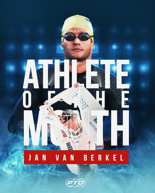 Jan van Berkel named July’s PTO Athlete of the Month
