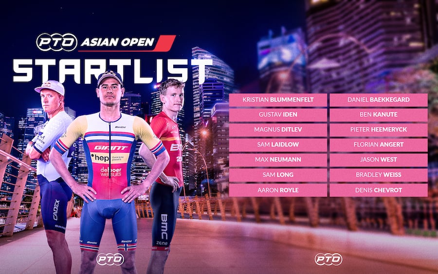PTO Asian Open men’s race start list