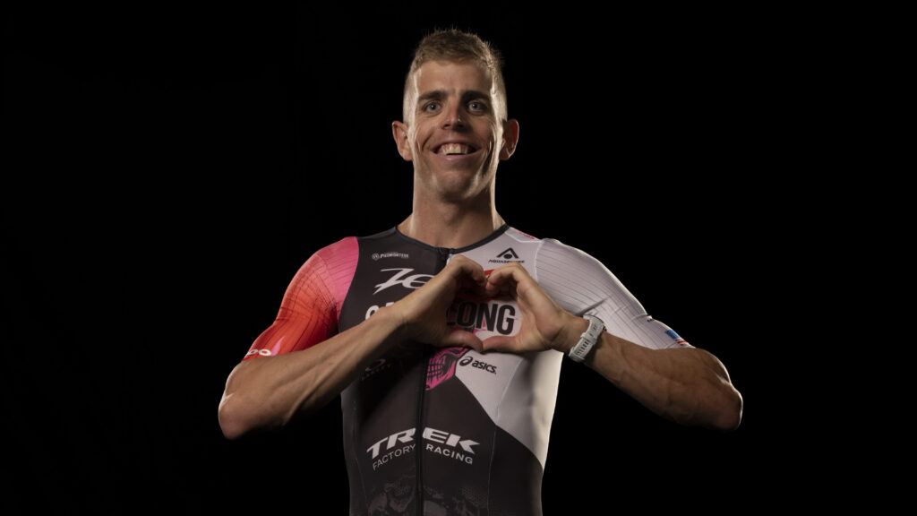 triathletes at the opening T100 World Triathlon Tour race united behind International Women’s Day in Miami today.